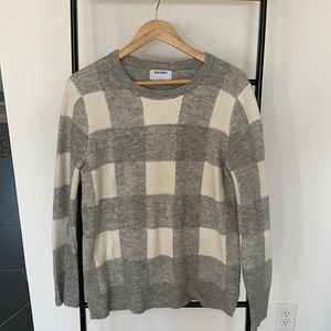 Old Navy Buffalo Plaid Sweater